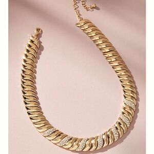 NWT. 80's Sparkle Collar Necklace by Anthropology